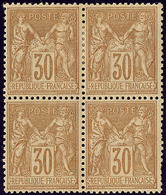 * No 80, Bloc De Quatre (un Ex **). - TB - 1876-1878 Sage (Typ I)