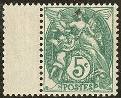 ** Type Blanc. Impression Double. No 111 IIAe, Bdf, Petite Tache Au Recto Mais Superbe - Other & Unclassified