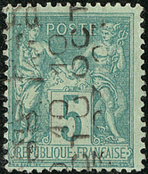 Surcharge 5 Lignes. No 15, 10 OCTO. - TB - 1893-1947