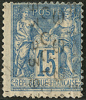 Surcharge 5 Lignes. No 17, 9 OCTO, Décentré Mais TB. - R - 1893-1947