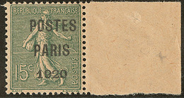 ** Postes Paris. No 25 (Maury 26), Bdf, Jolie Pièce. - TB - 1893-1947