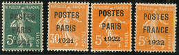 Postes Paris. Nos 26, 29, 30, 36. - TB - 1893-1947