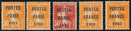Postes Paris. Nos 29, 30, 32, 33, 36. - TB - 1893-1947