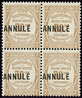 ** ANNULE. No 25, Bloc De Quatre. - TB - Instructional Courses