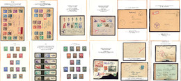 LETTRE GUERRE 1939-1945. 1939-1945, 17 Enveloppes Diverses Dont Feldpost Afft LVF, Etc., + 62 Ex Détachés ** Ou *, Dont  - 2. Weltkrieg 1939-1945