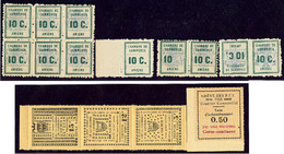 ** Amiens. Nos 1 (11 Dont Paire Horizontale Tête-bêche), 4 Bande De Trois Verticale Bdf, 15 Cdf. - TB - Other & Unclassified