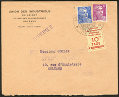 LETTRE Orléans. No 3 + Poste 811 + 886, Sur Enveloppe Commerciale à En-tête. - TB - Other & Unclassified