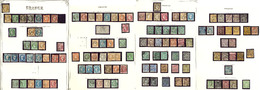 1849-1900, Entre Les N°1 Et 106, Complète Sauf 7, 18, 34 Et 84, Nuances Et Obl Diverses, Tous états - Collections