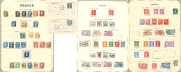 * 1849-1940 (Poste, Taxe), Valeurs Moyennes Et Séries Complètes, Les Classiques Obl Dont 5, 6, 33 Et 34 Tous états, Qqs  - Collections