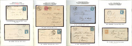 LETTRE Eure Et Loir. 1862-1876, 68 Plis Ou Enveloppes, Entre Le GC 98 D'Anet Et GC 4247 Villemeux, Majorité Sur Bleus, C - Collections