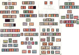 * 1900-1950 (Poste, Préos, FM, Grève), Valeurs Moyennes Et Séries Complètes Dont 182, 257A, CA, Etc., Des Ex **, Quasime - Collections