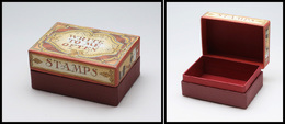 Boîte Anglaise En Carton De Matthew Rice, Marquée "Stamps Et Write To Me Often", 1 Comp., 80x55x40mm. - TB (1e Pièce Sig - Stamp Boxes