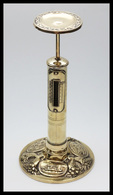 Pèse-lettres. Archambaud N°185, Modèle Anglais à Pression En Laiton "Candlestick 1865", H. 19cm, échelle 0/7oz, Superbe  - Contenitore Per Francobolli