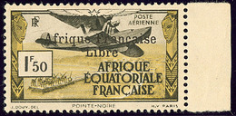 * Poste Aérienne. France-Libre. No 14, Bdf, Gomme Coloniale. - TB - Other & Unclassified