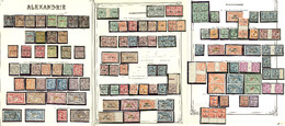 * Collection. 1899-1930 (Poste, Taxe, Mill.), Valeurs Moyennes Et Séries Complètes Dont Doubles Et Multiples Obl, Des Va - Otros & Sin Clasificación