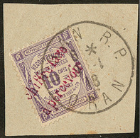 Taxe. Provisoire D'Oran. No 1, Obl Cad Oran 18.1.18 Sur Petit Fragment. - TB - Impuestos