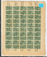 ** Colis Postaux. Lot. 1899-1929, Gros Ensemble De Feuilles De 50 Ex, Entre Les N°7 Et 34, Par Multiples De 2/12 Feuille - Paquetes Postales