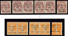 * Variétés. Nos 1 (6 Dont Deux Paire Horizontale), 2 (deux Paire Horizontale + Un), Avec Variétés Diverses. - TB - Altri & Non Classificati