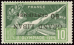 * Jeux Olympiques. "G" Maigre. Surcharge Renversée. No 18. - TB - Other & Unclassified