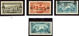 ** Variétés. Nos 76d, 77b, 78b, 80a. - TB - Altri & Non Classificati