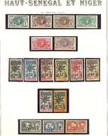 * Collection. 1906-1917 (Poste, Taxe), Complète Dont Qqs Doubles (dont Palmiers). - TB - Other & Unclassified