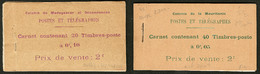 ** Carnet. No 5, Carnet De 20t N°133, Mauritanie N°1, Carnet De 40t N°20. - TB (cote Maury) - Altri & Non Classificati