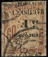 Surcharge Renversée. No 60a. - B (tirage 25) - Altri & Non Classificati