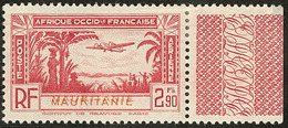 * Poste Aérienne. Légende Doublée. No 2a, Bdf, Forte Charnière Sinon TB - Altri & Non Classificati