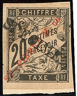 (*) Surchargés "SPECIMEN". Taxe. No 4, Collé Sur Papier. - TB. - R - Altri & Non Classificati