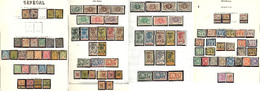 * Collection. 1887-1960 (Poste, PA, Taxe, BF), Valeurs Moyennes Et Séries Complètes Dont Palmiers X6, Complète Après 190 - Altri & Non Classificati