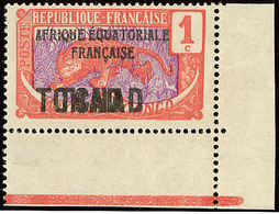 * Double Surcharge "TCHAD". No 19b, Cdf. - TB - Other & Unclassified