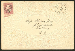 LETTRE Valentine. No 19 Sur Enveloppe Décorée De Lyndon Ville . - TB - Autres & Non Classés