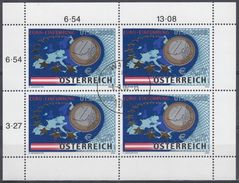 AUSTRIA 2002 Nº 2200 USADO EN HB - Blocks & Sheetlets & Panes