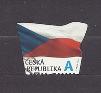 Czech Republic Tschechische Republik 2015 Gest ⊙ Mi 865 The Flag Of The Czech Republic. Die Flagge Der Tschechische C21 - Gebruikt