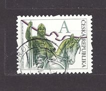 Czech Republic 2012 Gest ⊙ Mi 723 Sc 3536 St. Wenceslas. The Stamp Portrays J.V. Myslbek C9 - Usati