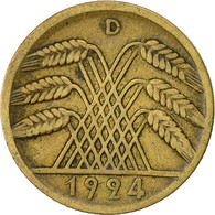 Monnaie, Allemagne, République De Weimar, 10 Rentenpfennig, 1924, Munich, TTB - 10 Renten- & 10 Reichspfennig