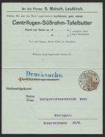 Mi-Nr. P80, Kpl. Doppelkarte Mit Zudruck "G. Maisch, Leutkirch2, Bedarf 29.7.15, O - Tarjetas