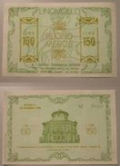 M_p> Repubblica Italiana Miniassegno 150 Lire LINO MOLLO FILATELIA-NUMISMATICA-ANTICHITA' BRA ( CN ) - [10] Cheques Y Mini-cheques