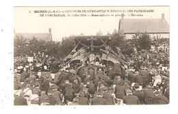 CPA 41 SALBRIS Concours De Gymnastique Régional Des Patronages De L'Orléanais 26 Juillet 1914 Messe Militaire Elévation - Salbris