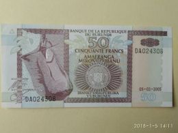 50 Francs 1993-97 - Burundi