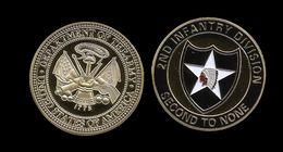 MEDAILLE . DEPARTMENT OF THEARMY . 2ND INFANTRY DIVISION . SECOND TO NONE . - Otros & Sin Clasificación