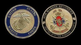 MEDAILLE . UNITED STATE  MARINE CORPS . 8 TH MARINE REGIMENT . - Autres & Non Classés