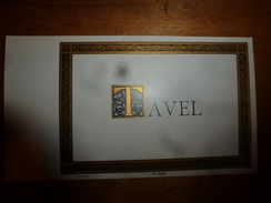 1920 ? Spécimen étiquette De Vin  TAVEL ,   N° 2325, Déposé,  Imprimerie G.Jouneau  3 Rue Papin à Paris - Vino Blanco