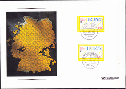 Deutschland Germany Allemagne - Fünfstellige PLZ  (MiNr: 1659) 1993 - Karte A5 !lesen/read/lire! - Otros & Sin Clasificación