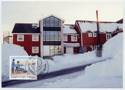 GREENLAND 1996 Society For The Disabled On Maximum Card.  Michel 296 - Maximumkaarten