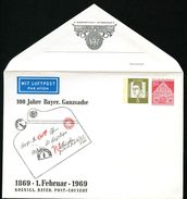 Bund PU37 Privat-Umschlag 100 J. GANZSACHEN BAYERN 1969  NGK 6,00 € - Enveloppes Privées - Neuves