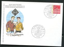 Bund PU41 B1/002 Privat-Umschlag PHILATELISTEN-JUGEND Sost. 1967  NGK 6,00 € - Sobres Privados - Usados