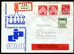 Bund PU41 C2/003  Privat-Umschlag FELIX KASSEL Einschreiben 1969  NGK 5,00 € - Enveloppes Privées - Oblitérées