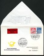 Bund PU47 B2/001b Privat-Umschlag GROSSROHRPOST HAMBURG Sost. 1967  NGK 30,00 € - Enveloppes Privées - Oblitérées