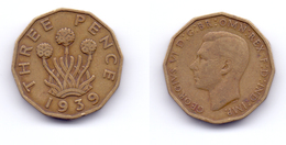 Great Britain 3 Pence 1939 - F. 3 Pence